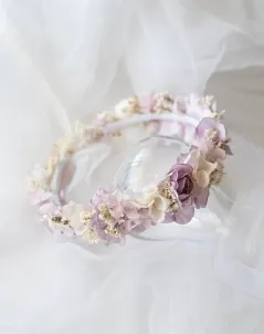 Tocado Corona FABIA | Dines Boutique (ROSA)